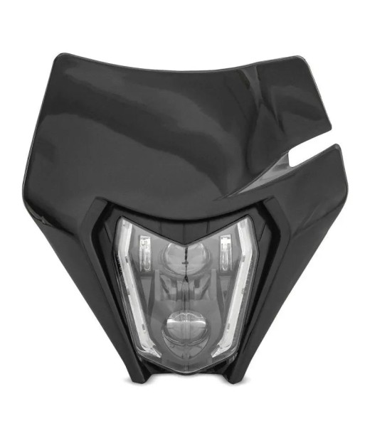 Universeller LED-Motorradscheinwerfer und Enduro-Offroad-Kennzeichen soldes